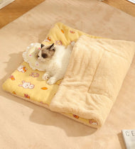 Yellow Travel Mat, XXL (Bunny Pattern)