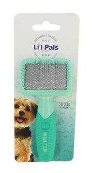 Li'l Pals Dog Slicker Brush with Coated Tips
