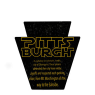 Waterproof Star Wars Inspired Pittsburgh Magnet