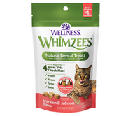 Whimzees by Wellness Natural Chicken & Salmon Dental Cat Treats, 2-oz bag