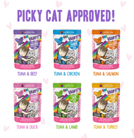 BFF Rainbow A Gogo Variety Pack Wet Cat Food Pouches, 3-oz