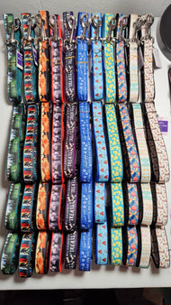 Dog Collar & Leash Sets Doot's Choice of Pattern 1pc random
