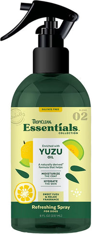 8oz Tropiclean Yuzu Fruit Deodorizing Spray for Dogs