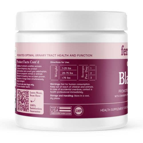 Bladder Support for Dogs and Cats Pet Supplement