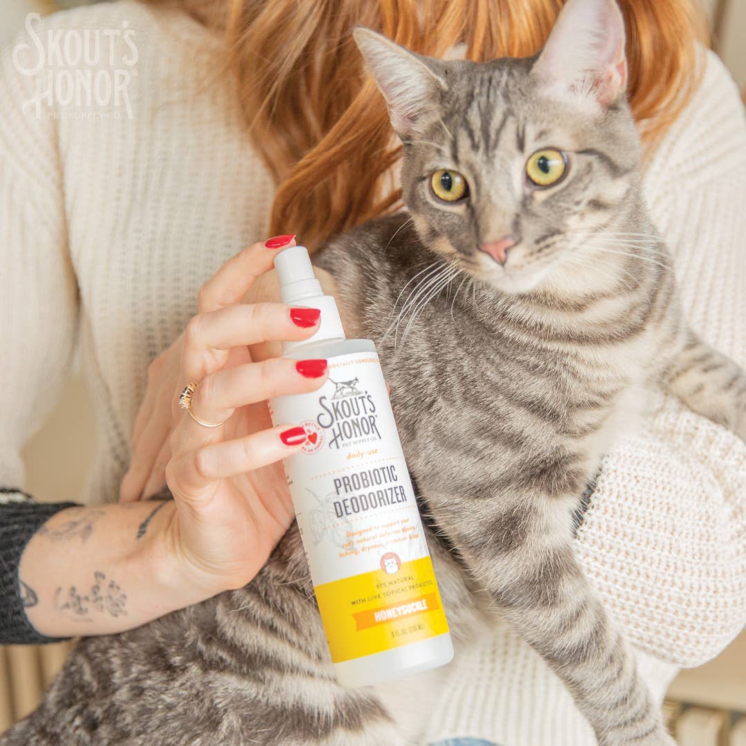 Skout's Honor Cat Probiotic Deodorizer Honeysuckle 8oz