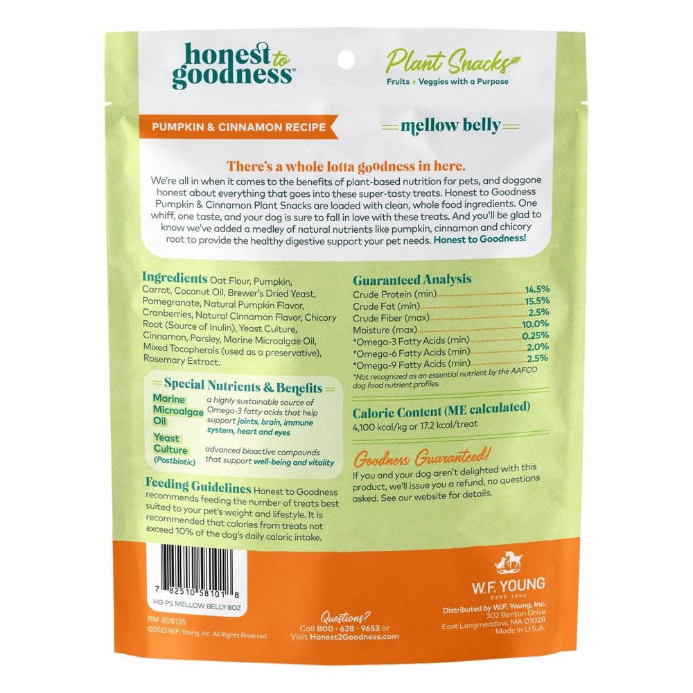 Honest To Goodness Way to Glow Mellow Belly Pumpkin/Cinnamon
