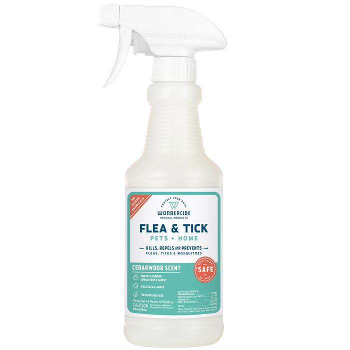 Wondercide Flea Tick Mosquito Spray for Pets+Home-16oz Cedar