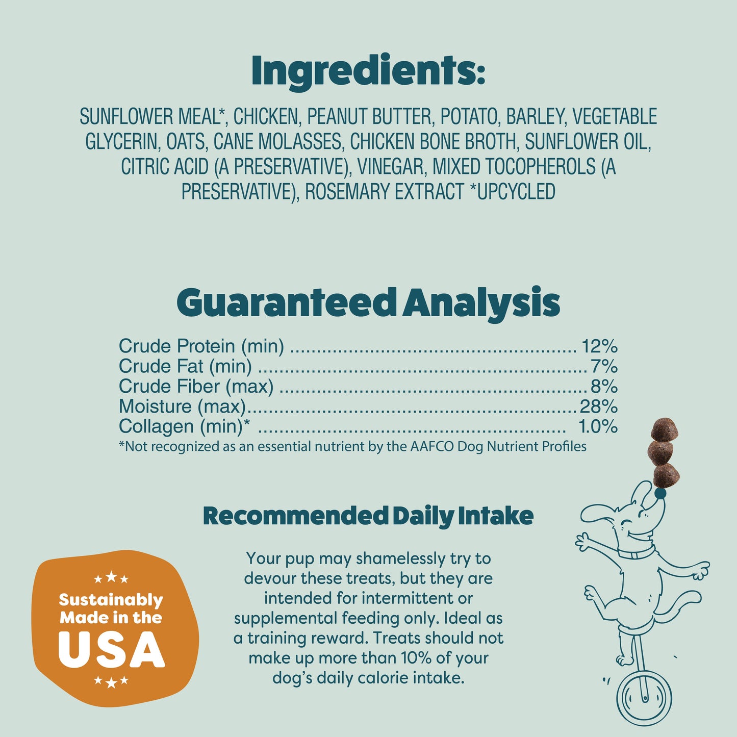 Peanut Butter Bliss Bone Broth Dog Training Treats