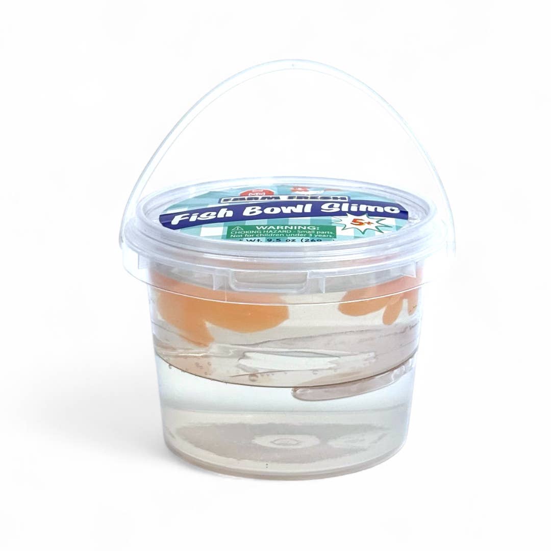 Fish Bowl Slime, Resealable Bucket