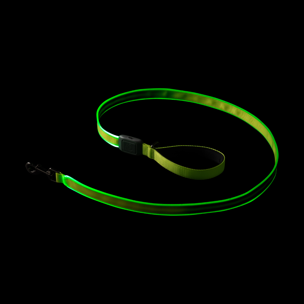 Nite Ize NiteDog Rechargeable LED Leash Lime Green LED