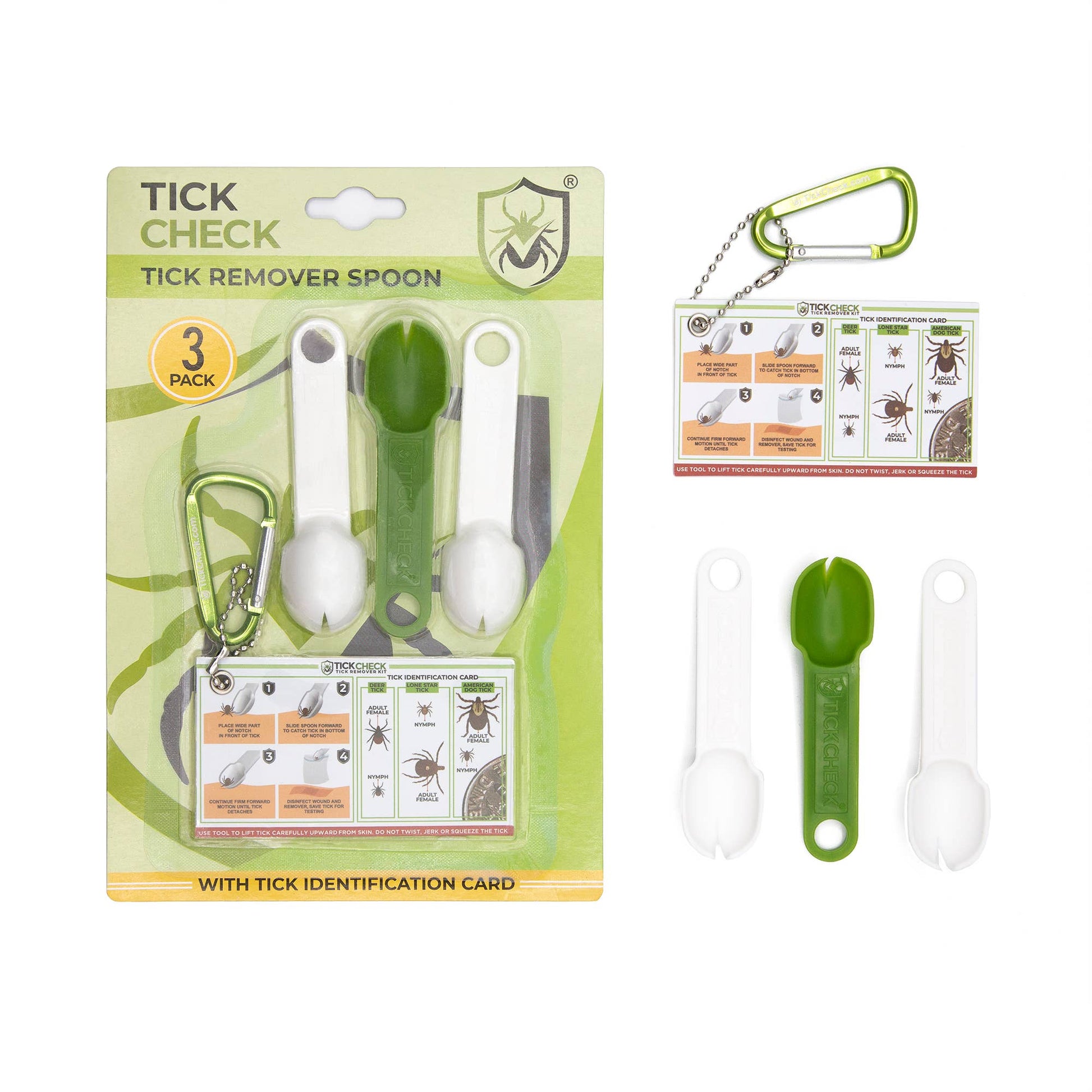 TickCheck Tick Remover Spoon 3 Pack