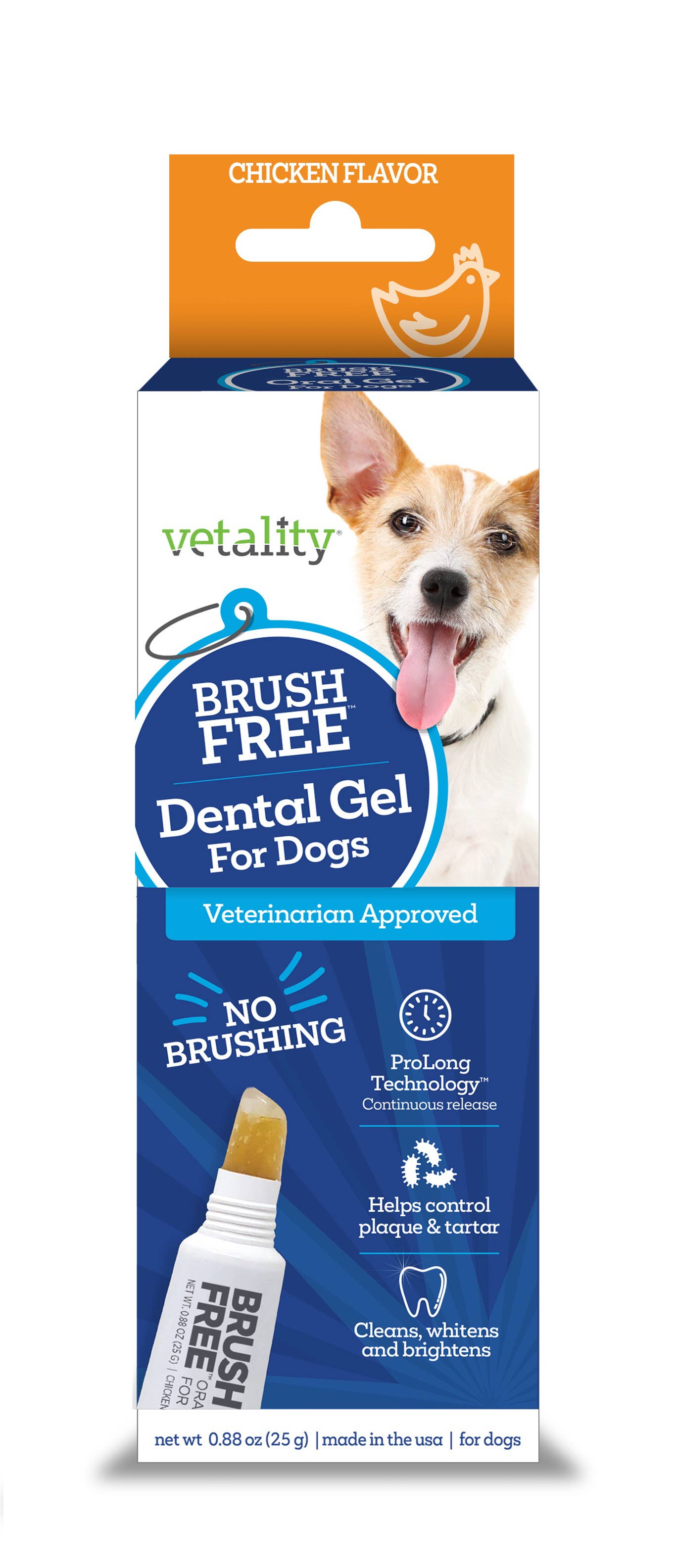 Vetality Brush-Free Oral Gel for Dogs 25g