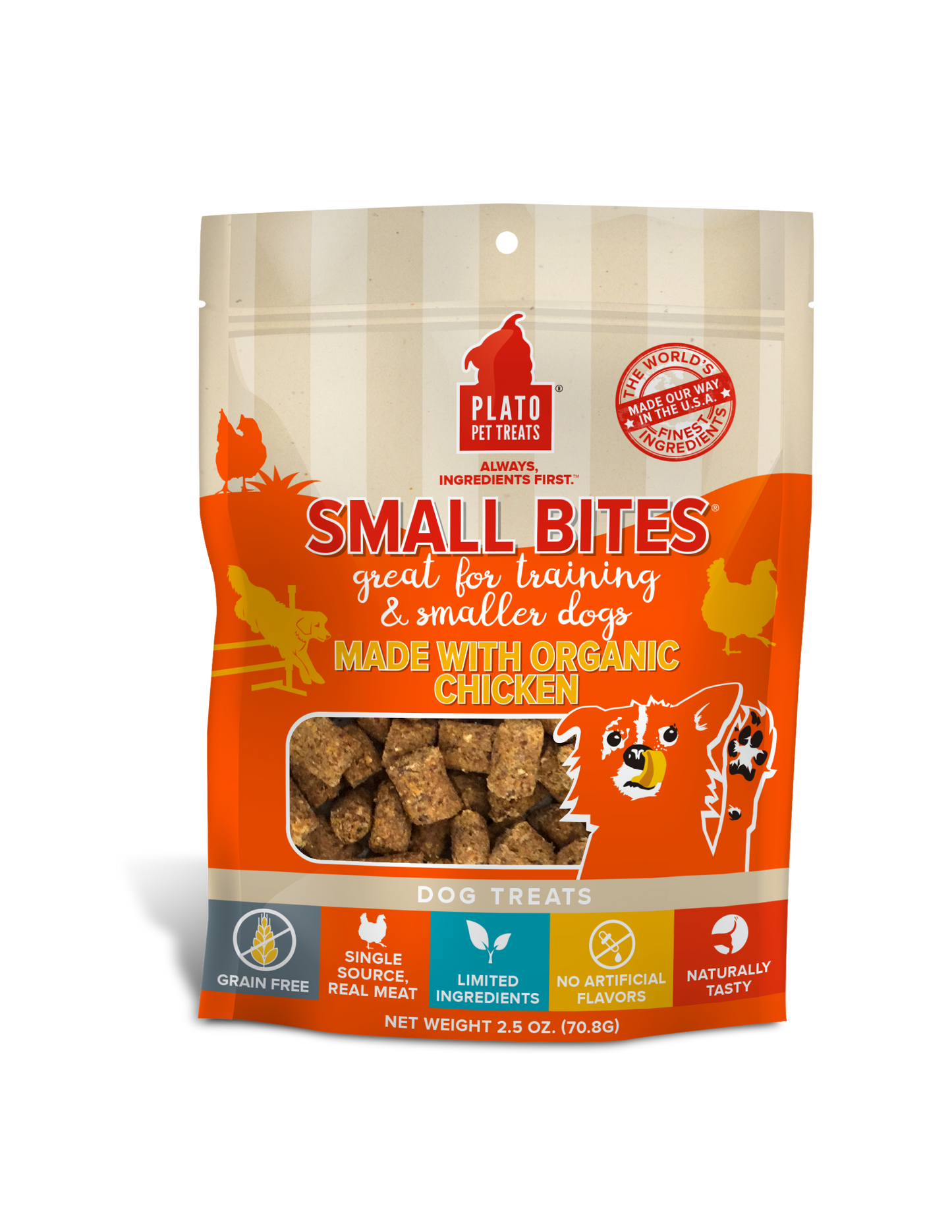 Plato Small Bites Organic Chicken 2.5oz