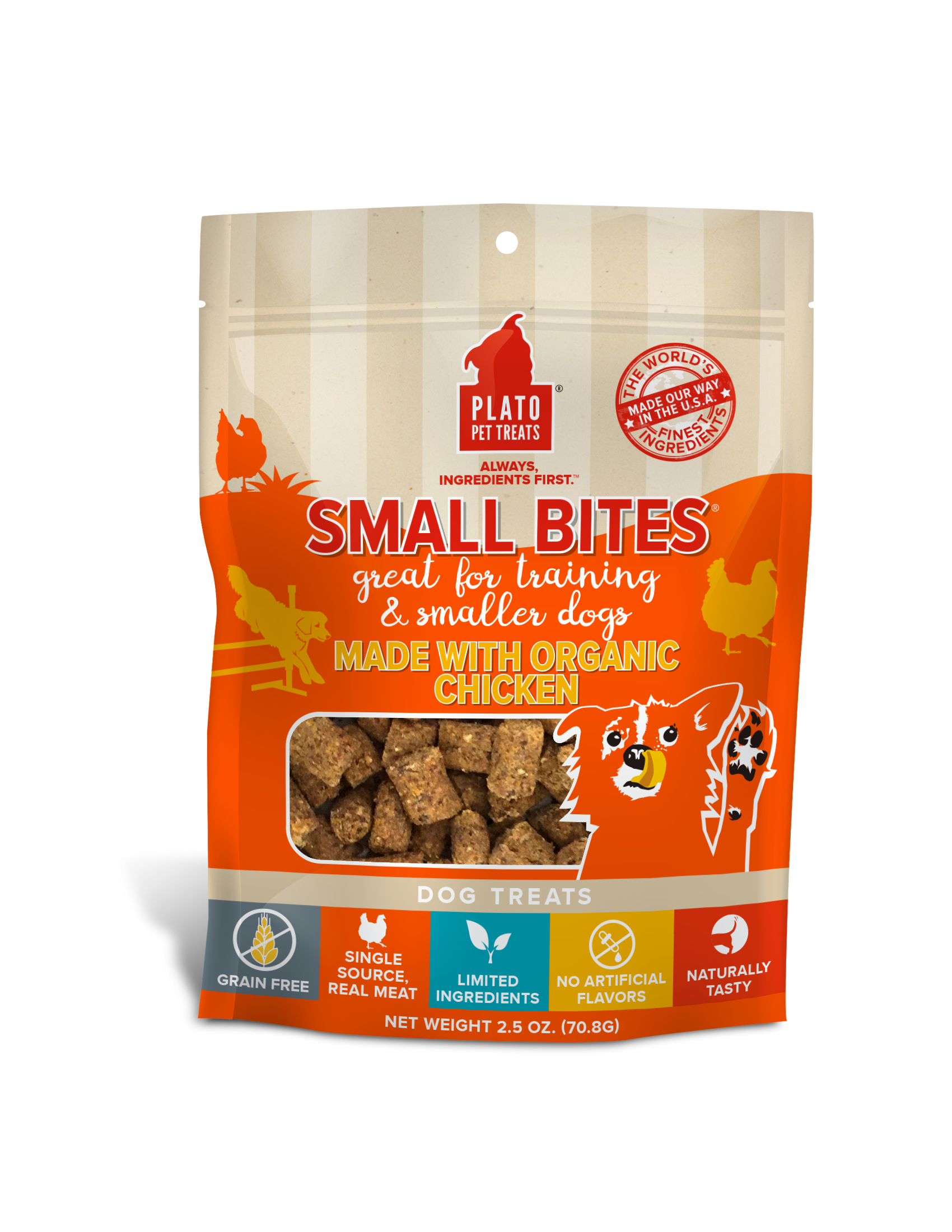 Plato Small Bites Organic Chicken 2.5oz