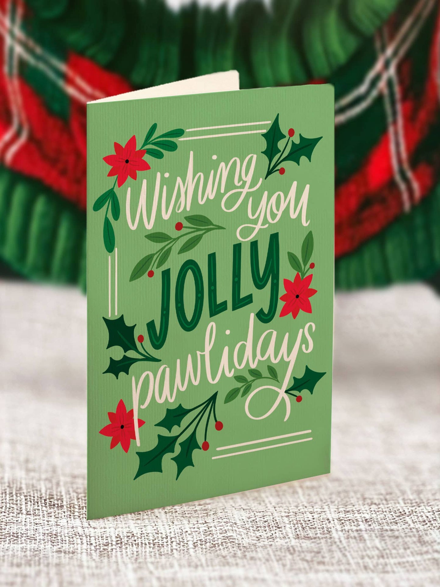Mini Christmas Puppy (1 Mini Pop-up Greeting Card)