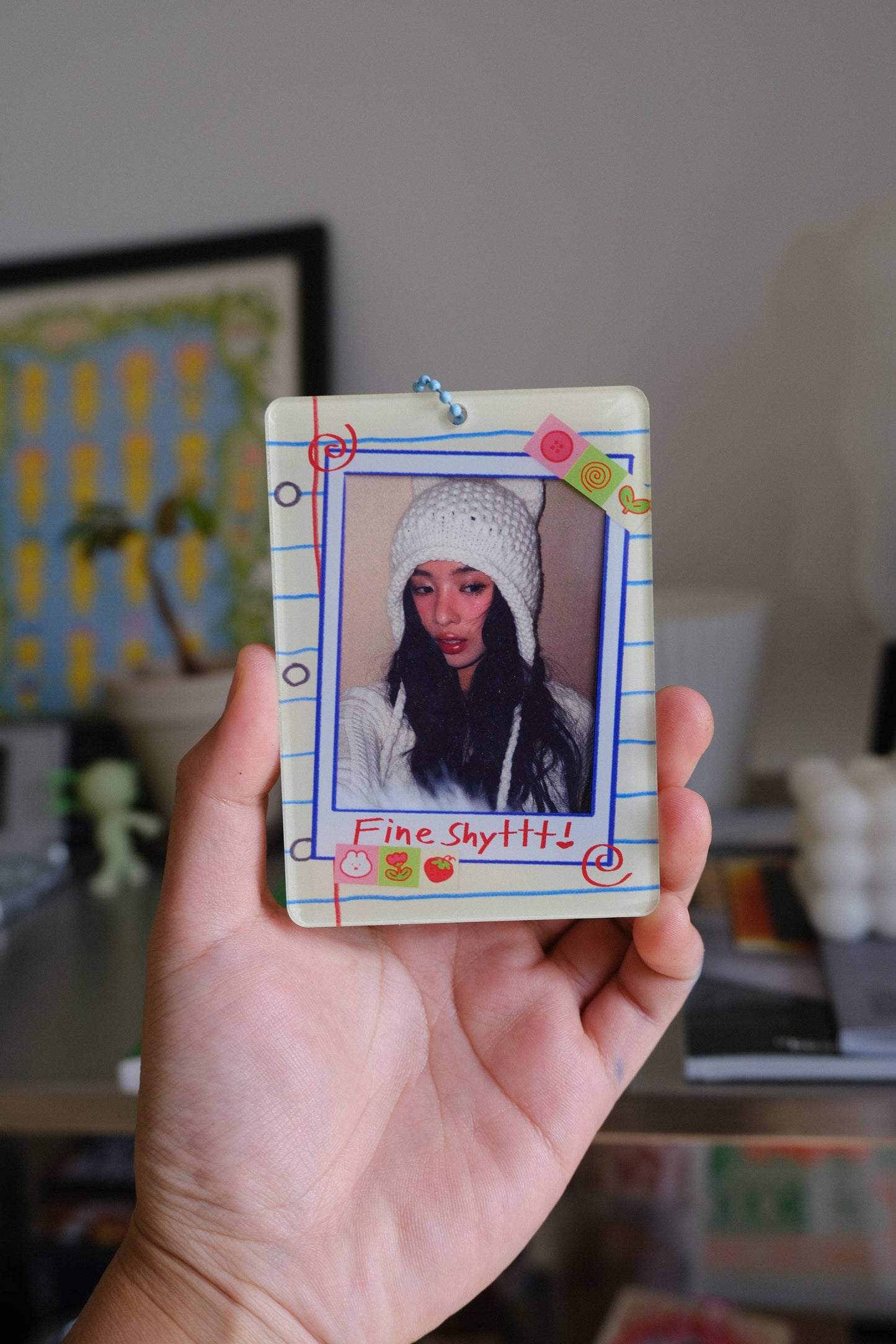 Fine Shyttt acrylic photocard holder