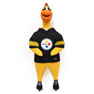 NFL Pittsburgh Steelers Rubber Chicken Pet Toy
