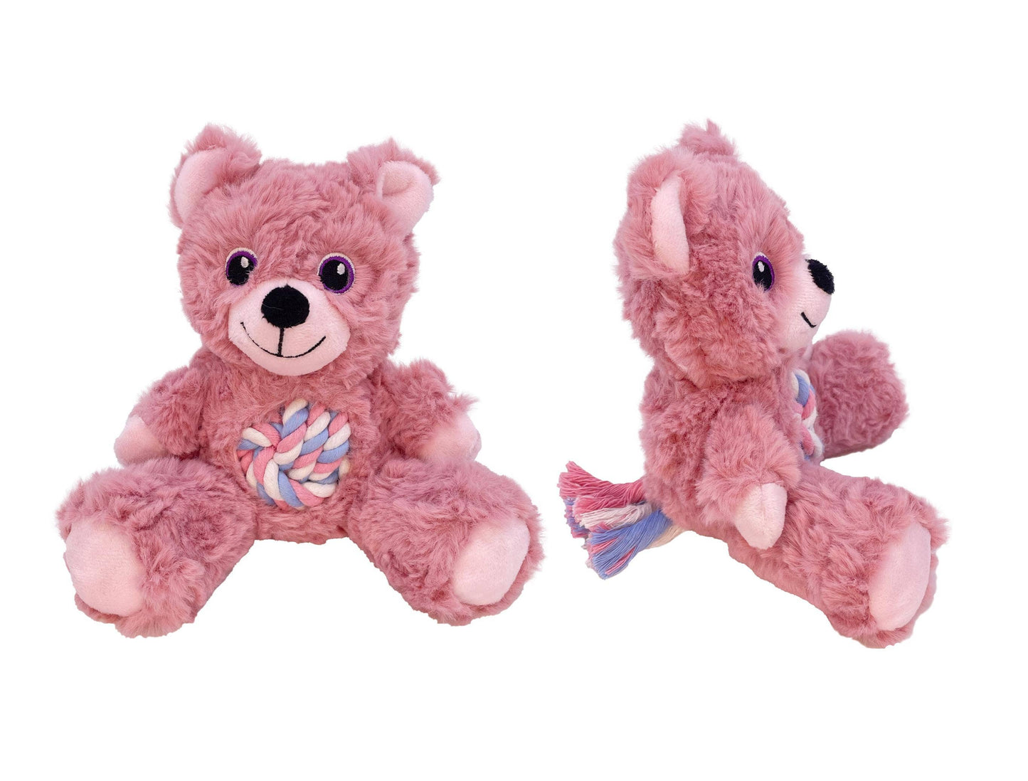 KONG® Knots Teddy Dog Rope Toy Assorted Small