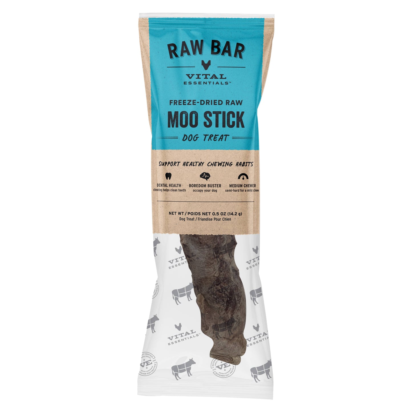 Vital Essentials® RAW BAR Freeze-Dried Raw Moo Stick Treat