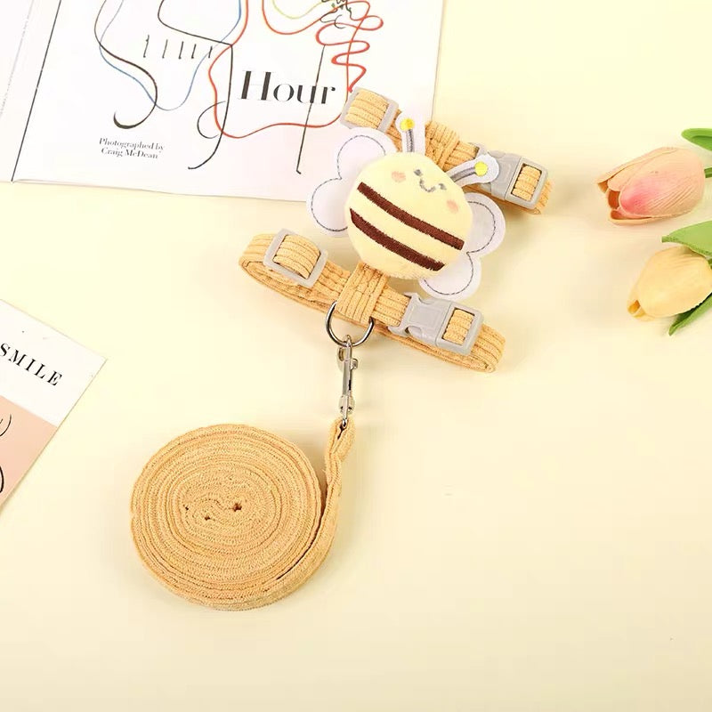 Bees and Bear Harness, Yellow