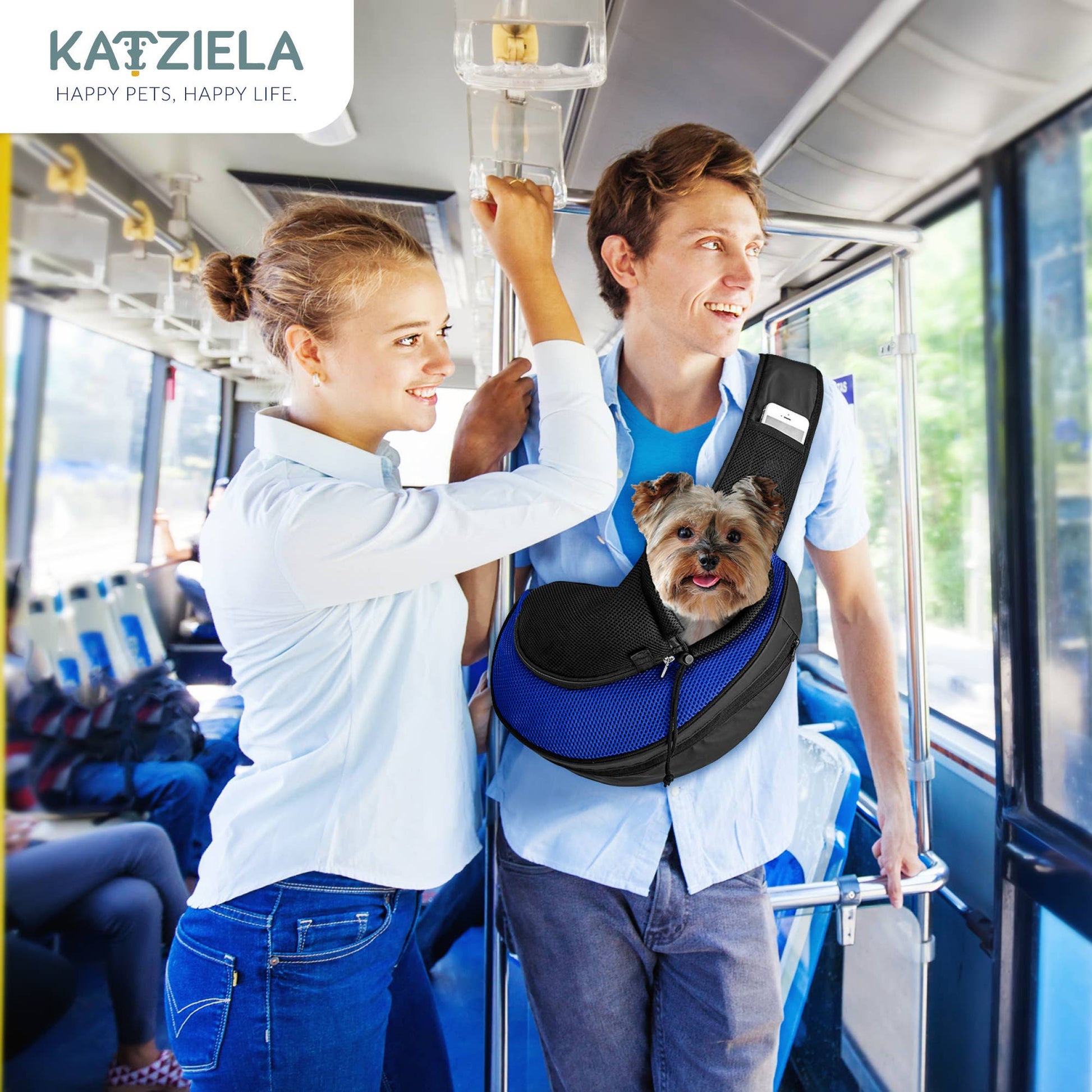 Pet Carrier Expandable Sling For Small Dogs And Cats
