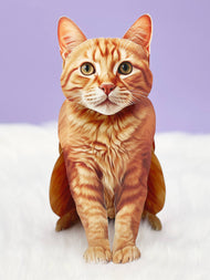 Orange Tabby (1 Pop-up Greeting Card)