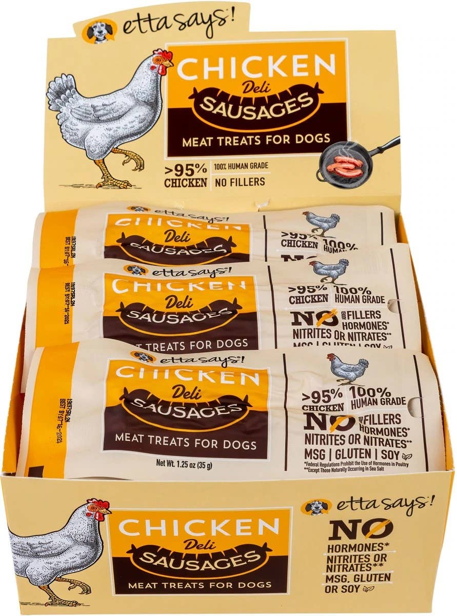 Etta Says! Sausage Link Chicken Dog Chew 1.5oz 1ct