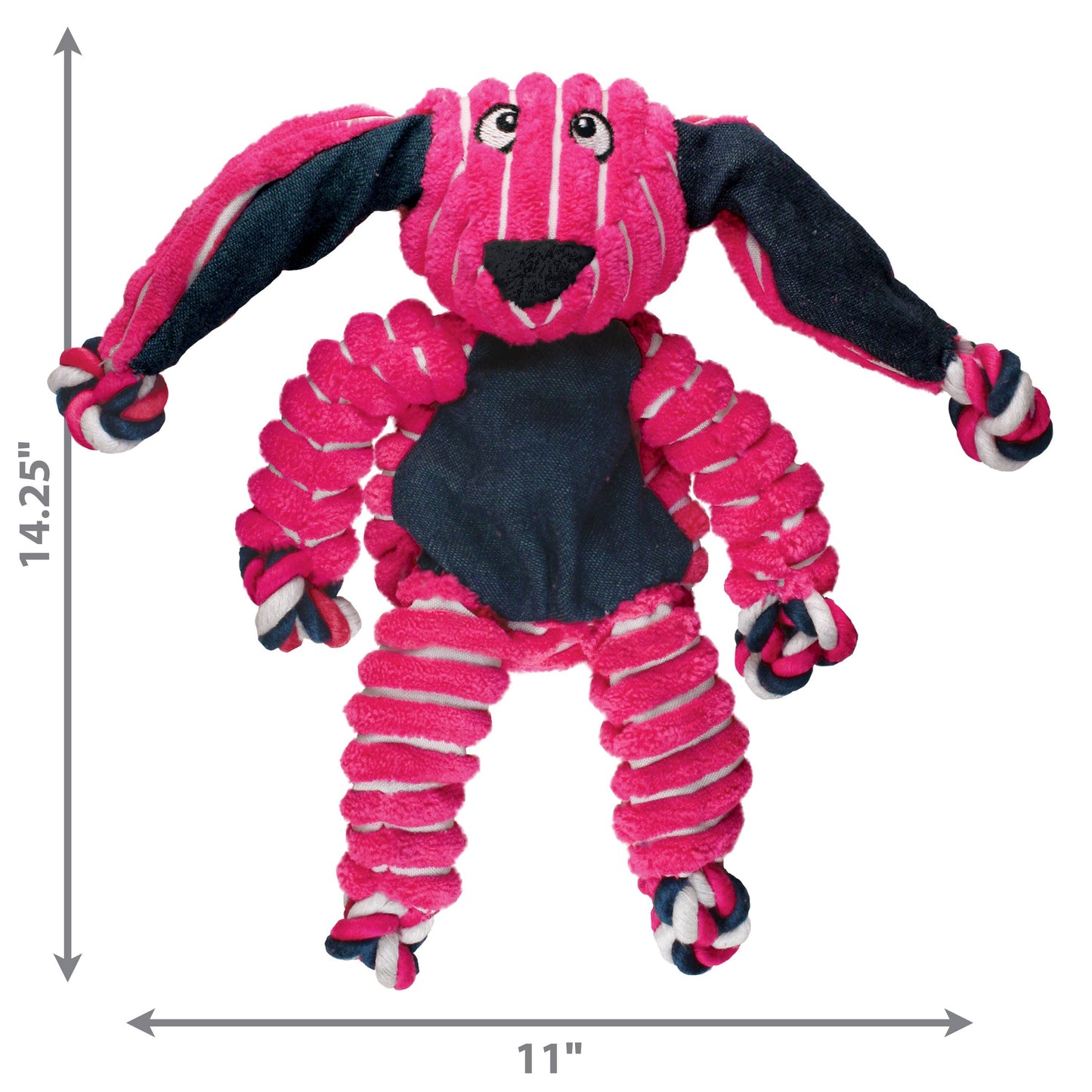 KONG® Floppy Knots Bunny Dog Rope Toy Medium/Large