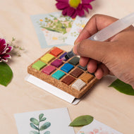 Watercolor Pans- Metallic | Nano Cork Palette