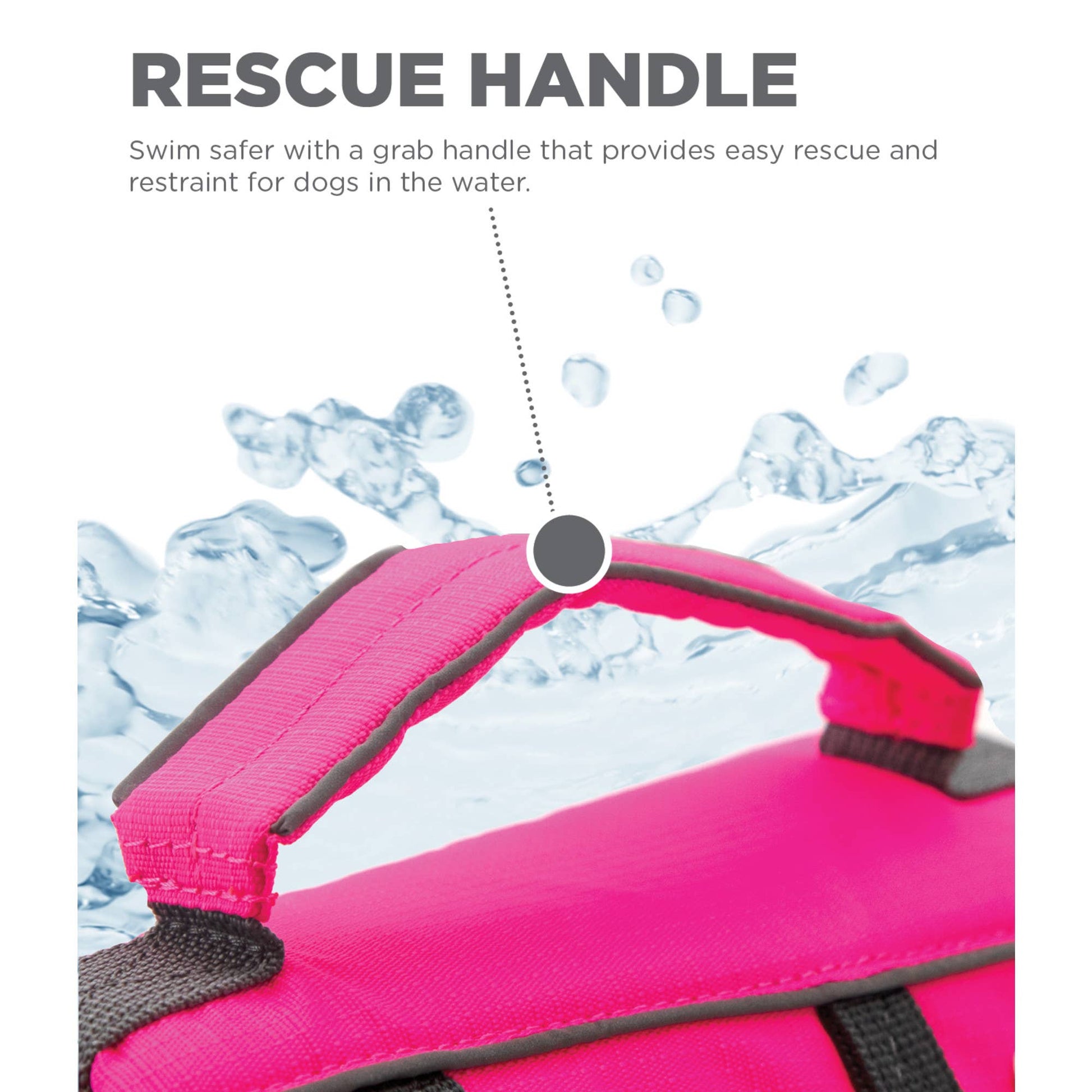Outward Hound Granby Splash Life Jacket Pink XS