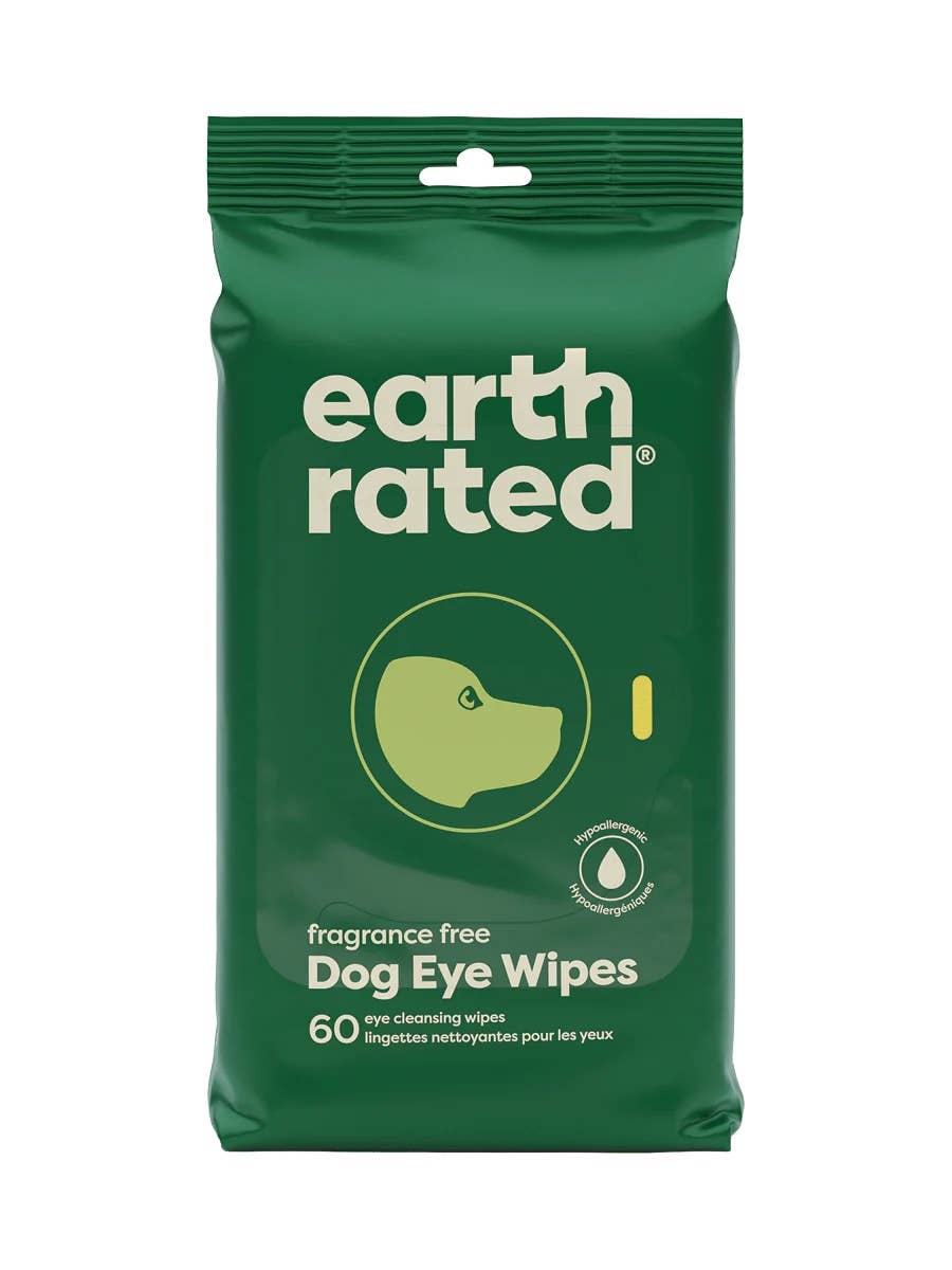 Earth Rated Dog Eye Cleansing Wipes 60ct 1 pack