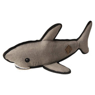 SnugArooz Saul the Shark w/ Rubber Spikey Ball Dog Toy 19"