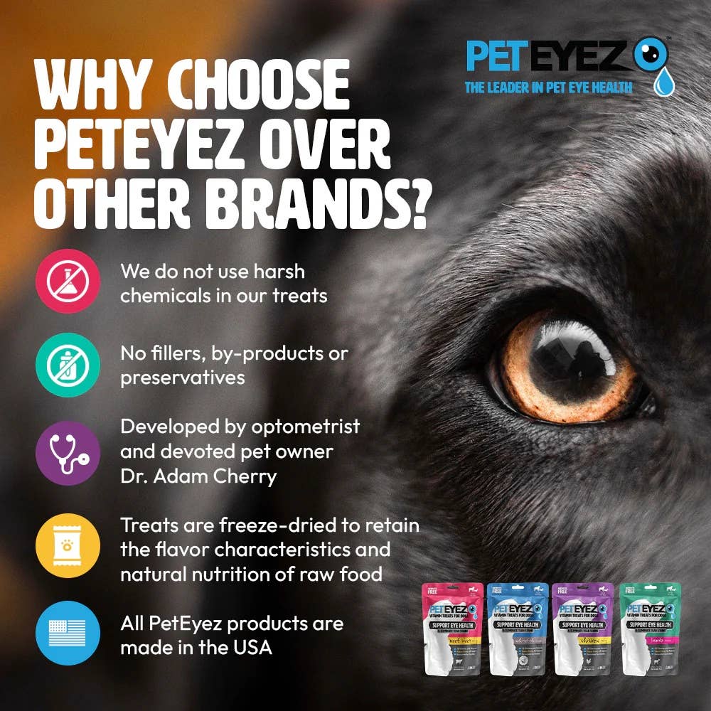 Pet Eyez Vitamin Powder for Dogs & Cats Beef Liver 120 Scoop