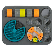 Messy Mutts Flip'n Slide Puzzler, Large, 16.5" x 13", Grey