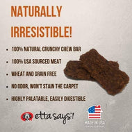 Etta Says! Premium Bars Pork & Apple Dog Chew 1c t
