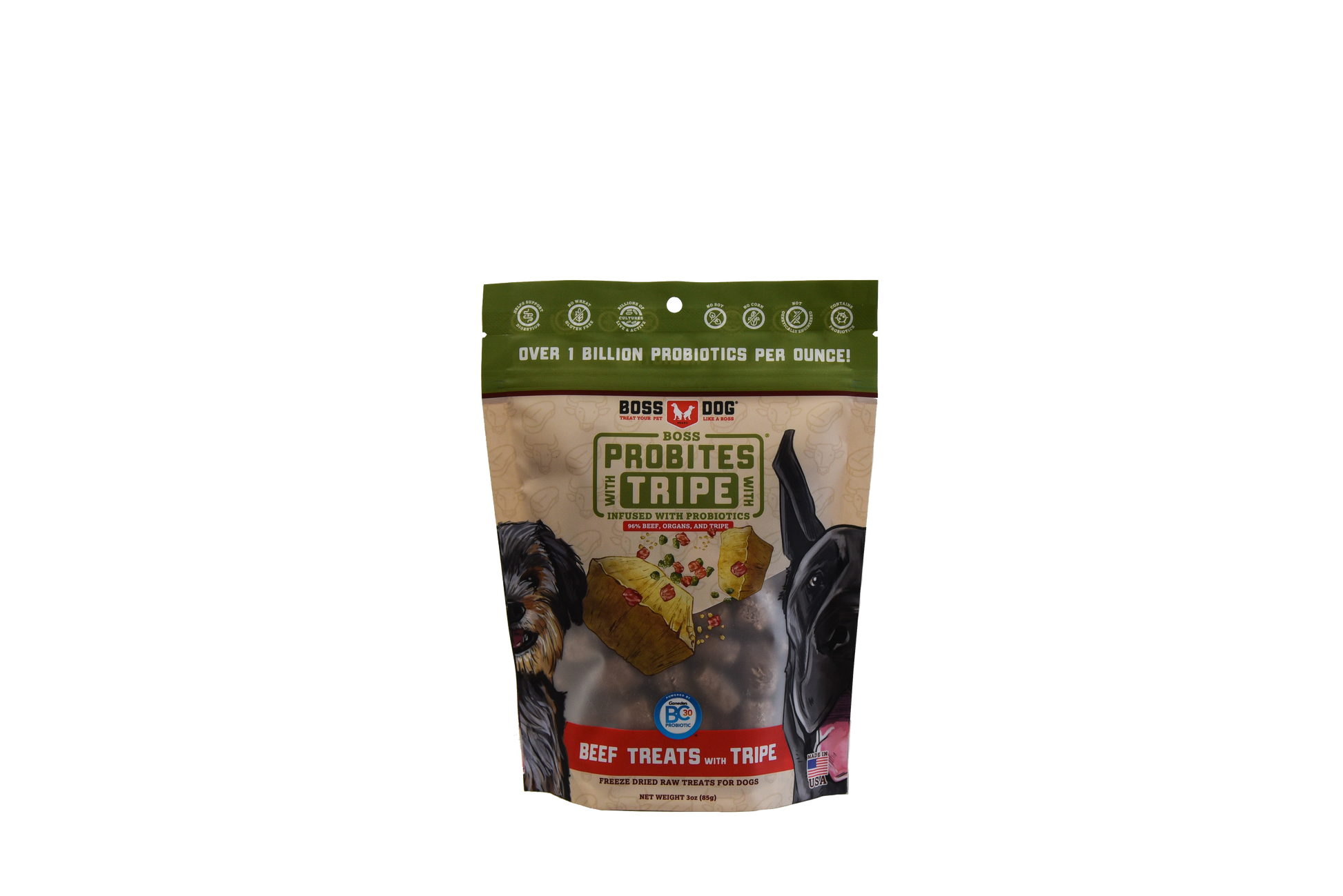 Boss Dog & Boss Cat Probites W/ Tripe- Beef (3oz)