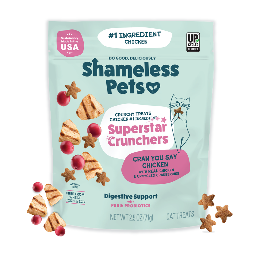 Cran U Say Chicken Crunchy Cat Treats