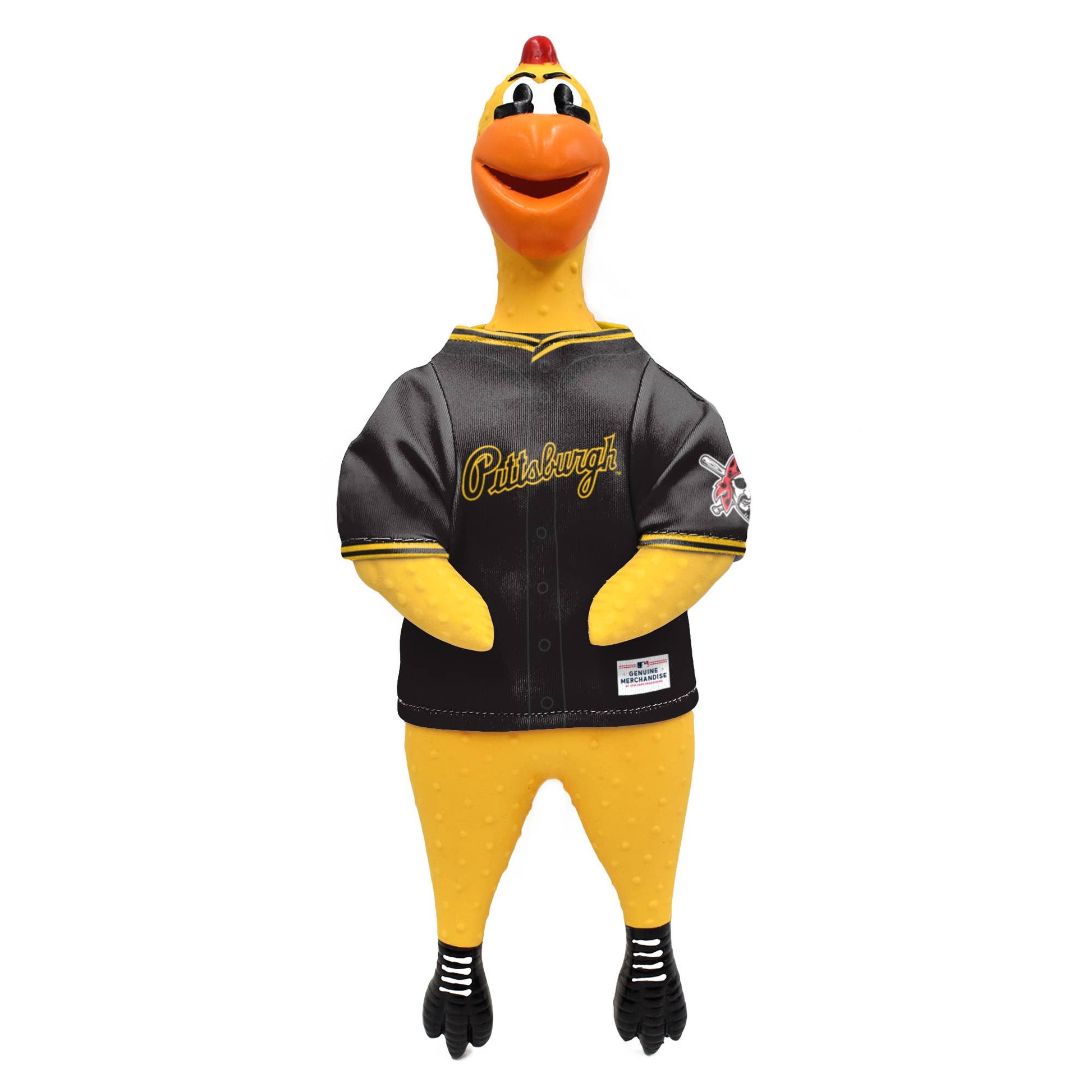 MLB Pittsburgh Pirates Team Rubber Chicken Toy