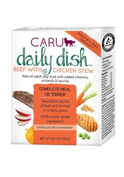 12oz Caru Daily Dish Beef With Chicken Stew