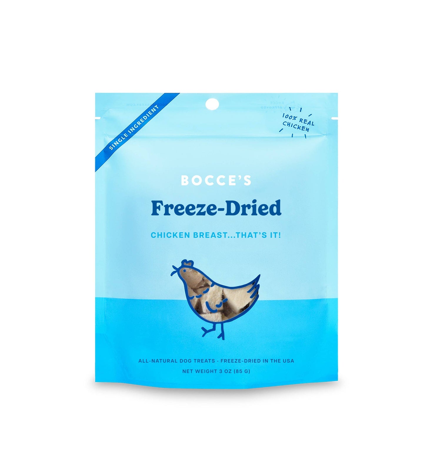Bocce's Bakery Chicken Breast Freeze Dried Treats 3oz