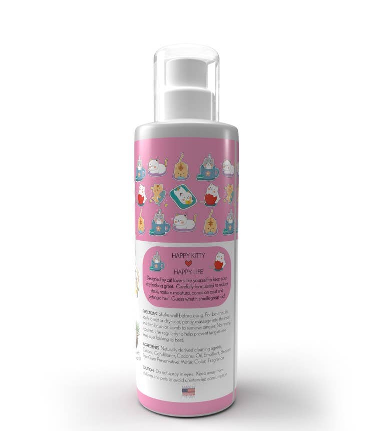 Kenchii Pets Happy Kitty 8oz Grooming Spray