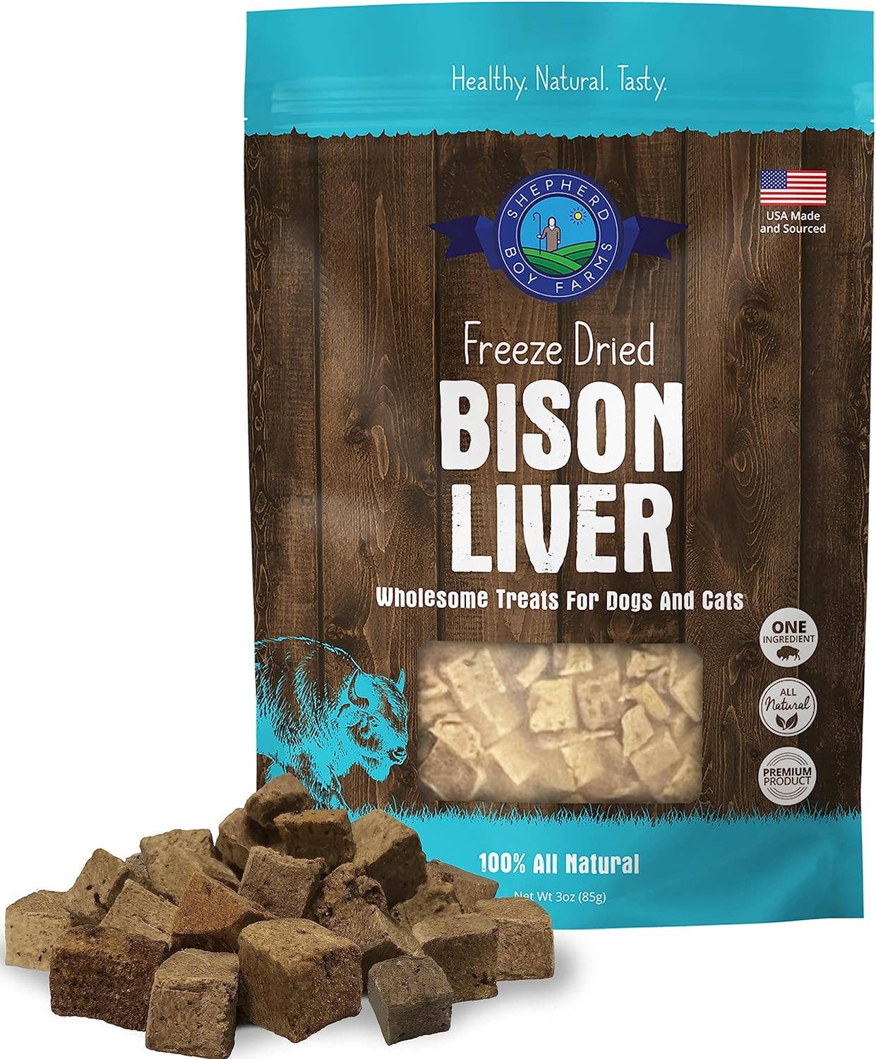 Freeze Dried Bison Liver Treats