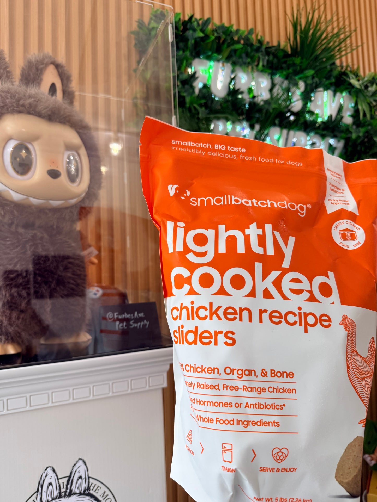 Frozen (local pickup only) Smallbatch Lightly Cooked Frozen Dog Food - Chicken - 5lb Bag, Frozen