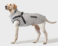 Puffer Coat with an Integrated popocola Harness for dogs