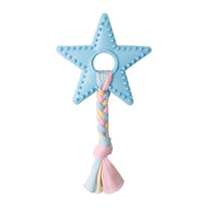 SnugArooz Lil Star Chew Dog Toy Blue 7"