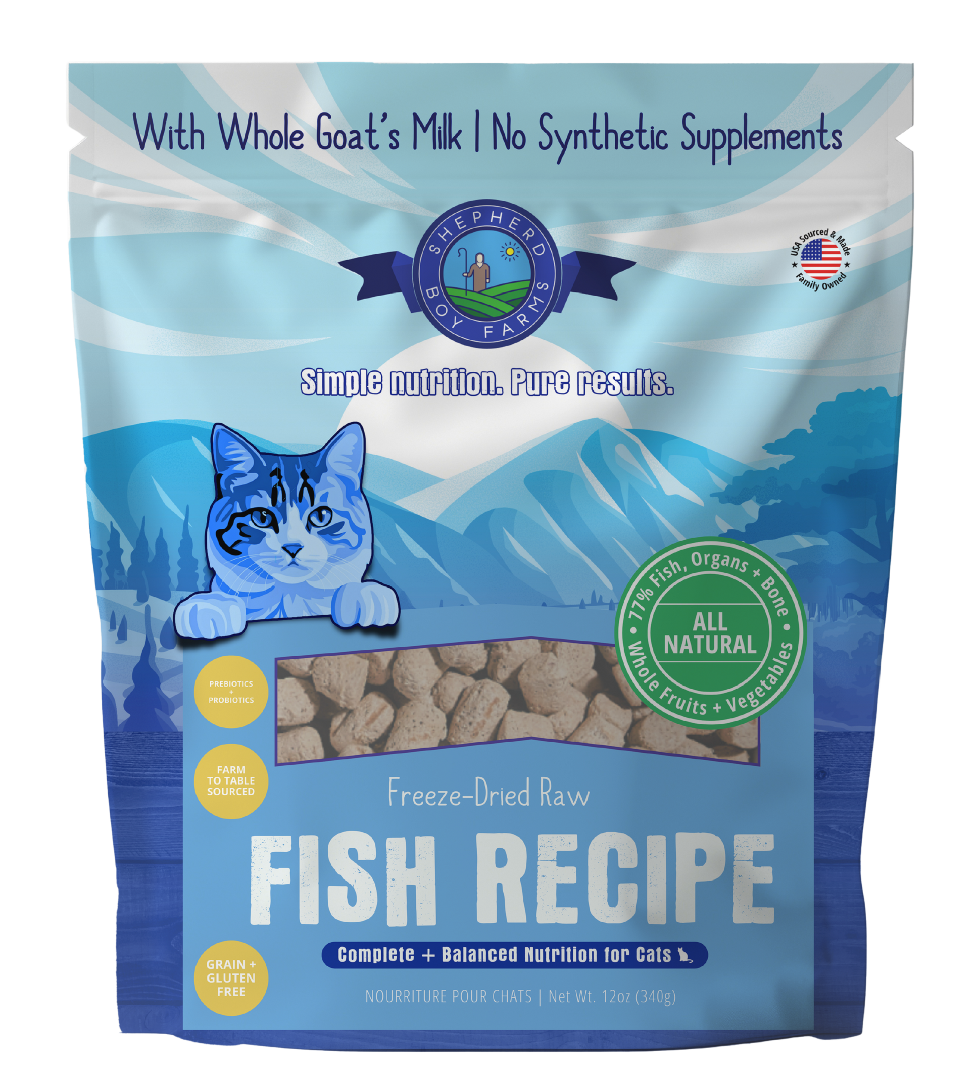 Freeze Dried Fish Recipe For Cats - 12oz
