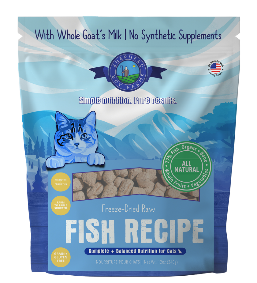 Freeze Dried Fish Recipe For Cats - 12oz