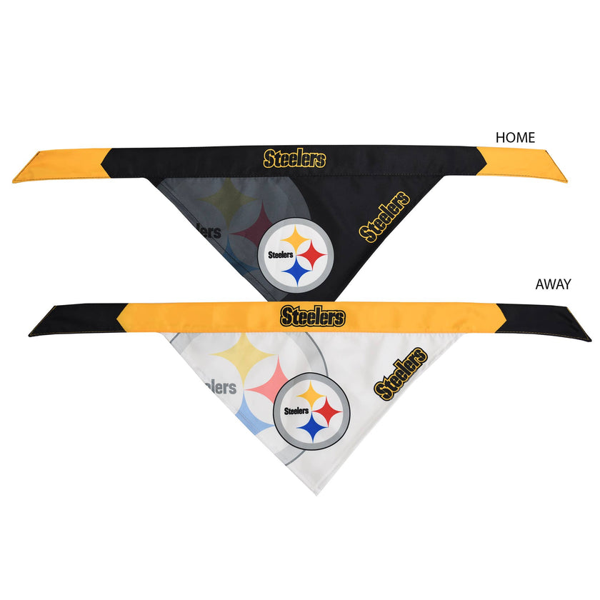 NFL Pittsburgh Steelers Home & Away Pet Bandana Set