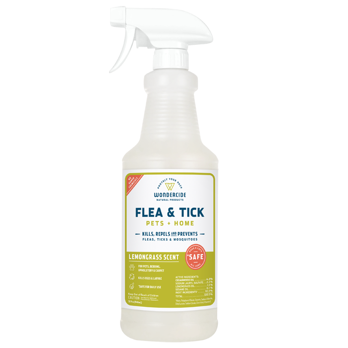 Wondercide Lemongrass Flea/Tick/Mosquito Spray - 32 oz