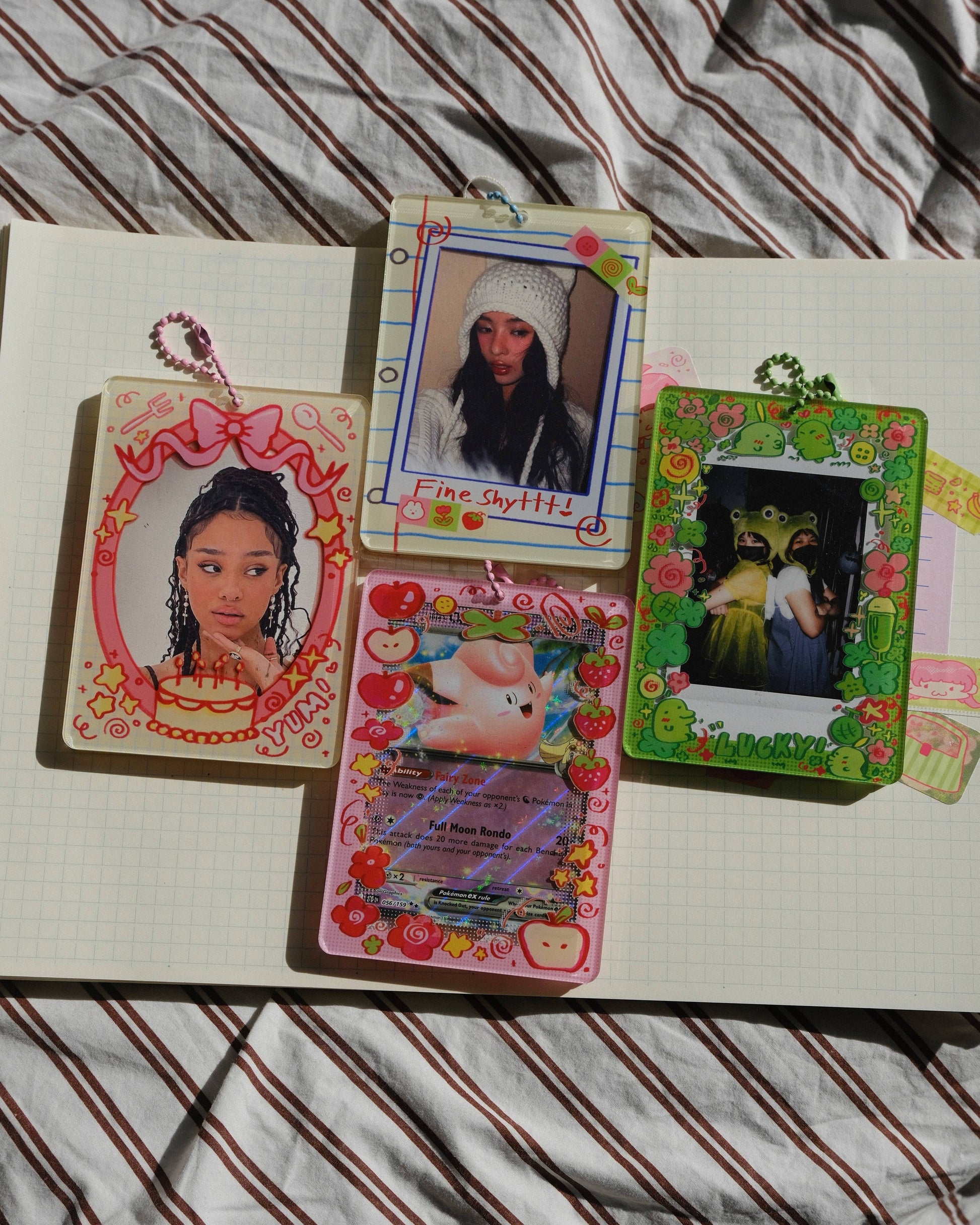 Fine Shyttt acrylic photocard holder